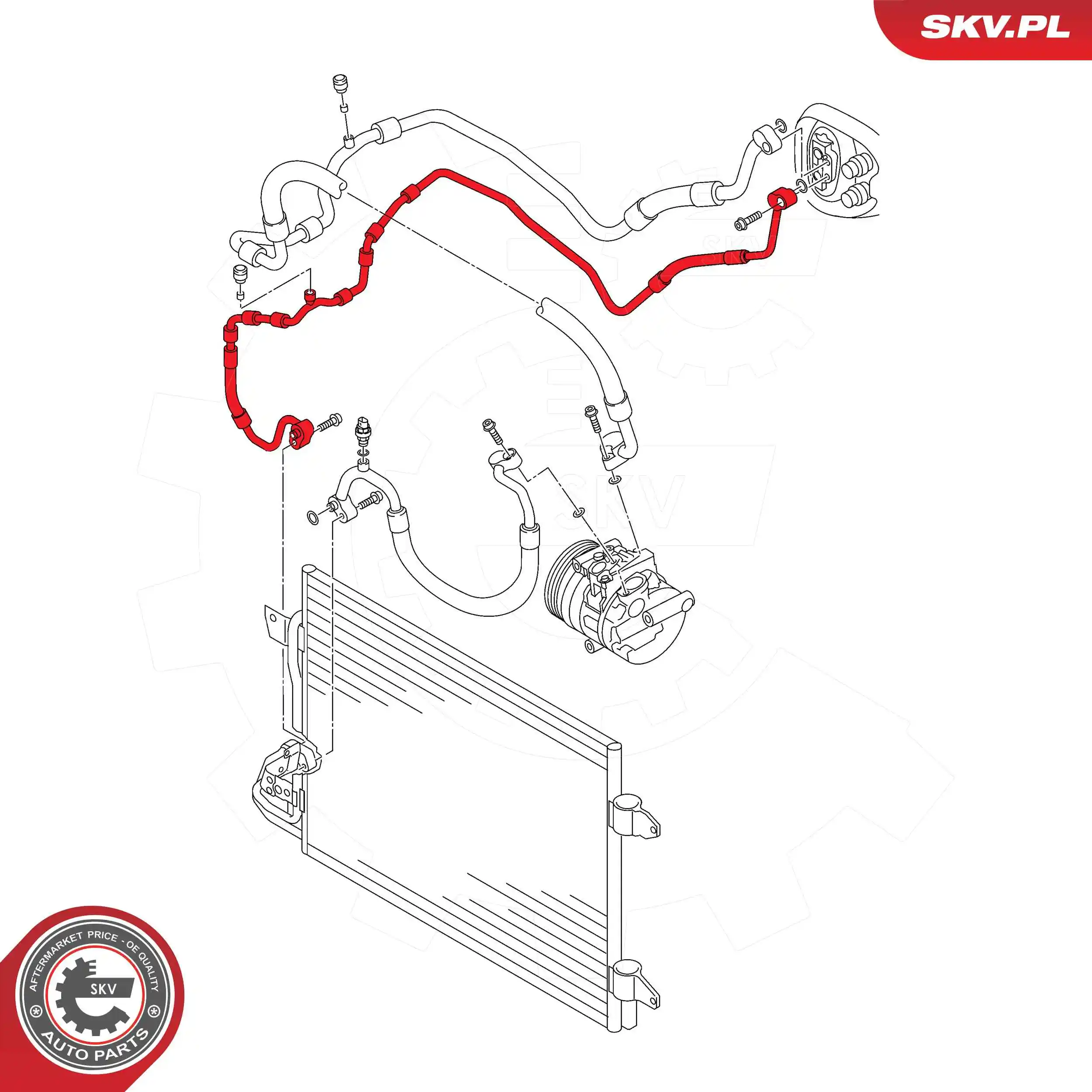 High/Low-pressure Line, air conditioning